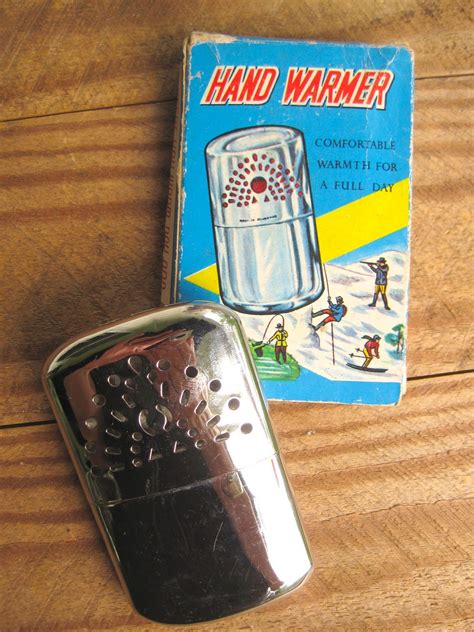 vintage hand warmer in metal box|Vintage Handwarmer for sale .